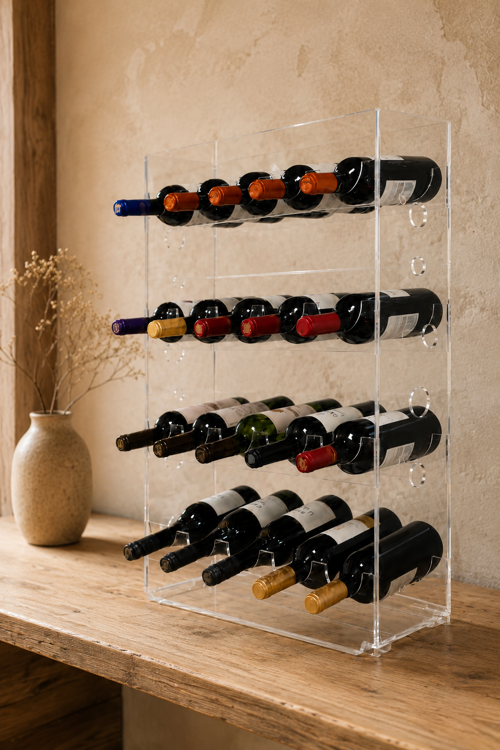 Exhibidor de vinos